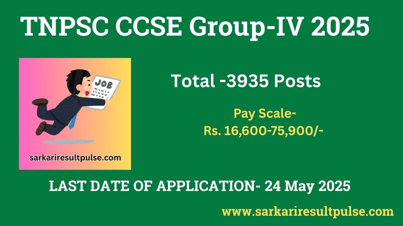 TNPSC CCSE Group-IV 2025