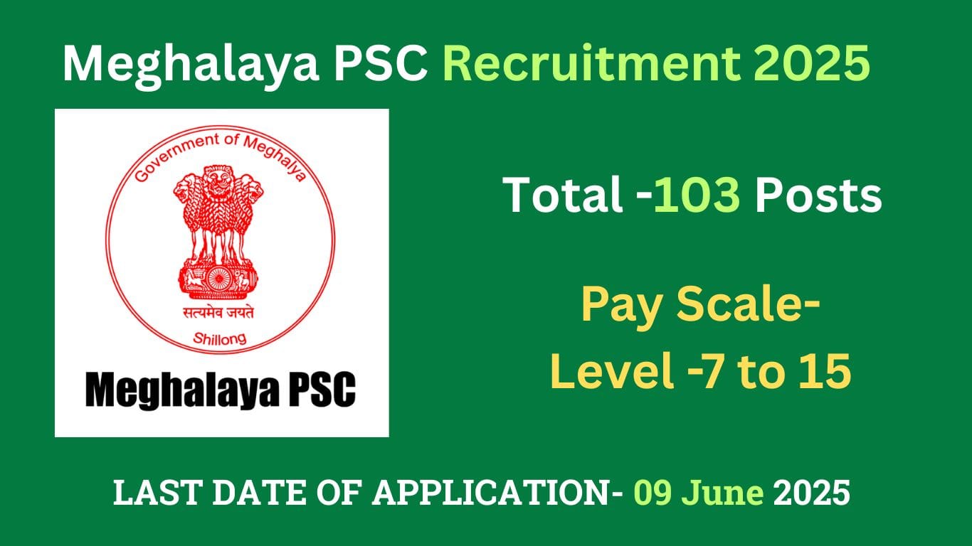 Meghalaya PSC Recruitment 2025