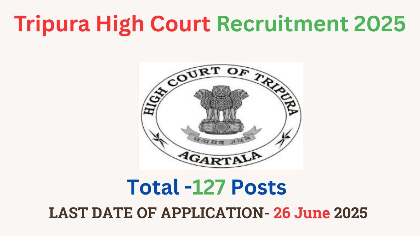 Tripura High Court Recruitment 2025