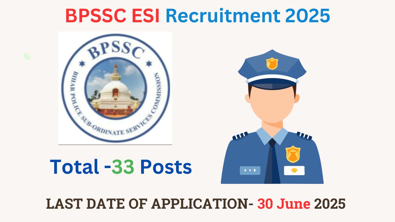 BPSSC ESI Recruitment 2025